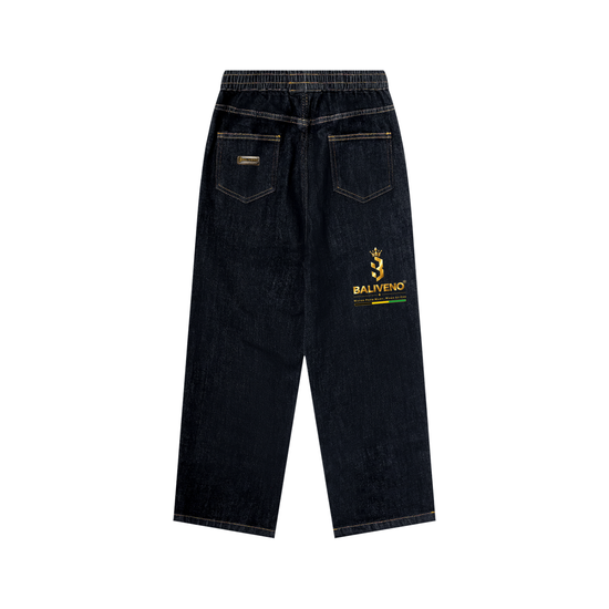 Kid’s Straight Leg Elastic Waist Jeans