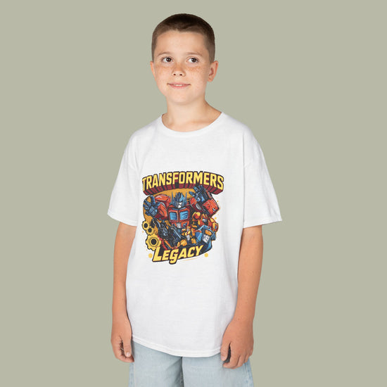 Transformers Legacy Kids T-Shirt — Optimus Prime Robot Graphic Tee