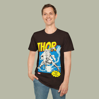 Thor Comic Retro Superhero Graphic Tee