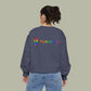 Baliveno Retro Girl Sweatshirt — Vintage Graphic Garment-Dyed Crewneck