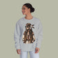 Baliveno Feathered Girl Crewneck Sweatshirt