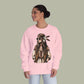 Baliveno Feathered Girl Crewneck Sweatshirt