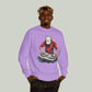 DJ Turntable Sweatshirt — Know Yourself Back-Print Crewneck