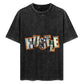 Baliveno hustle wash off shoulder short-sleeved T-shirt