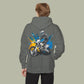 Hoodie — "Chase Dreams, Built" Motorcycle Graphic Pullover