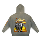 Baliveno Vintage Washed Frayed Fleece Hoodie