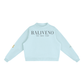 Baliveno Minimalist Essential Fleece Mock-Neck Crew Sweatshirt