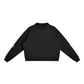 Baliveno Minimalist Essential Fleece Mock-Neck Crew Sweatshirt