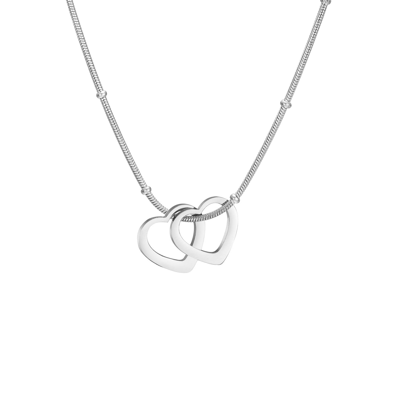 Baliveno Heart-shaped Light Plate Necklace