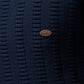Mens Striped Jacquard Sweater With Half Zip And Stand Collar