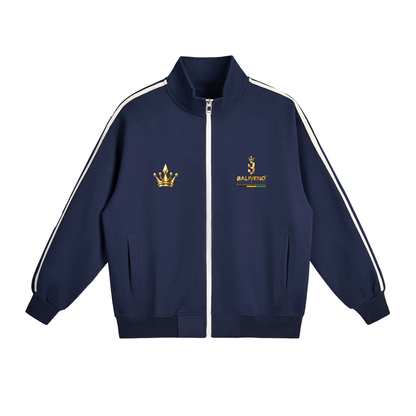 Baliveno Contrast Side-Stripe Stand Collar  Jacket
