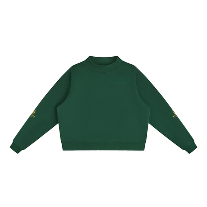 BALIVENO Essential Fleece Mock-Neck Crew Sweatshirt — Studio 03