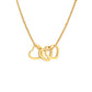 Baliveno Heart-shaped Light Plate Necklace