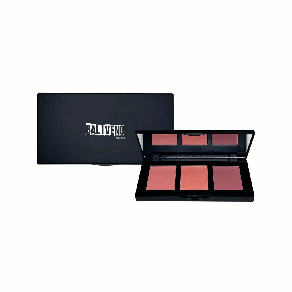 Blush Palette - KissableBlush Palette - KissableDescription Get that effortless, pillowy glow on your soft cheeks with our silky, natural 3-shade Blush Palette. A sweep of this silky powder on your cheeks and you’[Bal]