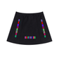 Contrast Side Stripe Slit Skirt