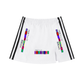 Contrast Side Stripe Slit Skirt