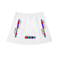 Contrast Side Stripe Slit Skirt