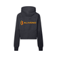 Cropped Half-Zip Hoodie