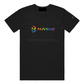Baliveno Cotton T Shirt black with colorful logo design on the front, ideal for everyday wear.