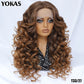 Latisha 13x5x1 HD Lace Front Wig | Curly Synthetic with Baby Hair
