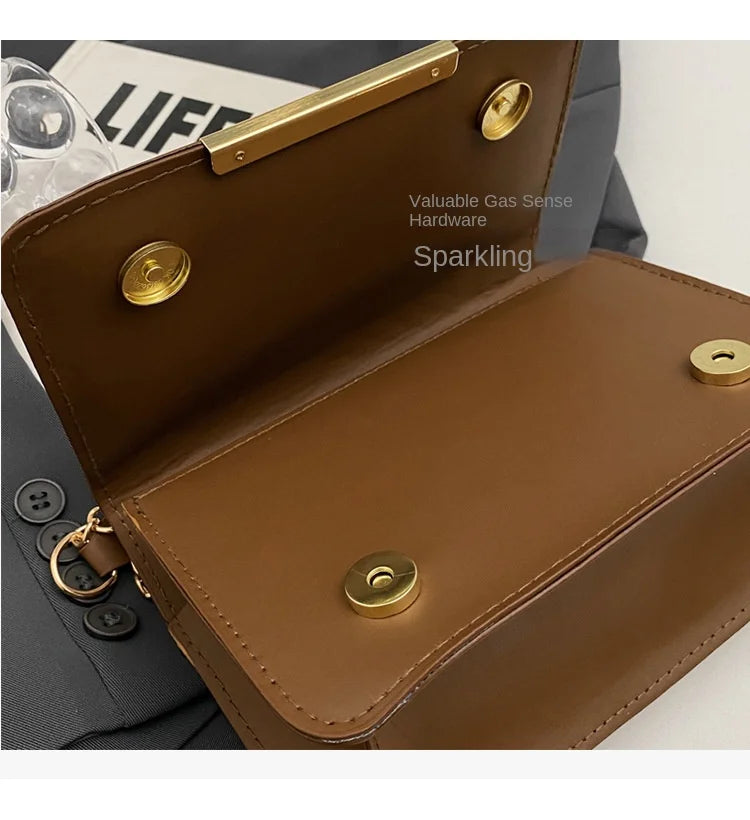 Fashion Small Handbags for Women 2024 Trend Designer Luxury Shoulder Crossbody Bags Female Pu Leather Sling Hand Messenger Bag