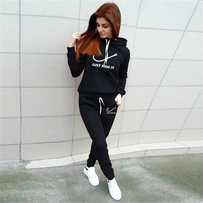 Womens Tracksuits Fashion Sets Outfits Jogging Suits Sports Wear Fashion Hoodie Set Trending Track suits Hoodie+Sweatpants 2 pcs