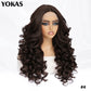 Latisha 13x5x1 HD Lace Front Wig | Curly Synthetic with Baby Hair