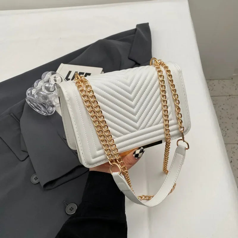 Fashion Small Handbags for Women 2024 Trend Designer Luxury Shoulder Crossbody Bags Female Pu Leather Sling Hand Messenger Bag