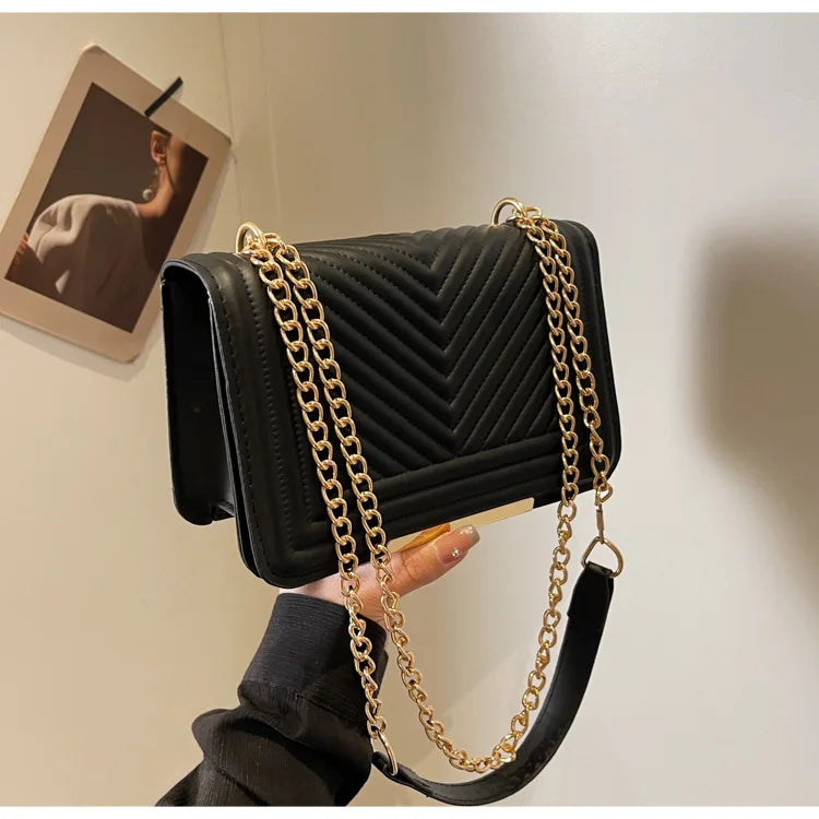 Fashion Small Handbags for Women 2024 Trend Designer Luxury Shoulder Crossbody Bags Female Pu Leather Sling Hand Messenger Bag