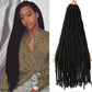 Synthetic Faux Locs Crochet Braids Hair Dreadlocks Knotless Hook Dreads Ombre Color Braiding Hair Extensions For Women X-TRESS