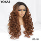 Latisha 13x5x1 HD Lace Front Wig | Curly Synthetic with Baby Hair