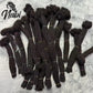 Nabi 100% Human Hair Dreadlock Extension Locs 0.6cmPermenant Handmade Human Hair Braiding 6 8 10 inch Regular Locs for Men Women