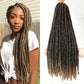 Synthetic Faux Locs Crochet Braids Hair Dreadlocks Knotless Hook Dreads Ombre Color Braiding Hair Extensions For Women X-TRESS