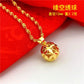 9999 24K REAL gold necklace women&