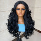 Latisha 13x5x1 HD Lace Front Wig | Curly Synthetic with Baby Hair