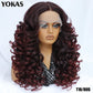 Latisha 13x5x1 HD Lace Front Wig | Curly Synthetic with Baby Hair