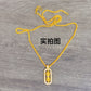 9999 24K REAL gold necklace women&