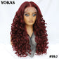 Latisha 13x5x1 HD Lace Front Wig | Curly Synthetic with Baby Hair
