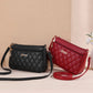 Embroidery Messenger Bags Women Leather Handbags Bags for Women Sac a Main Ladies hair ball Hand Bag