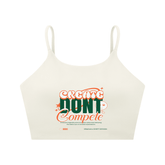Spaghetti Strap Yoga Sports Bra featuring &