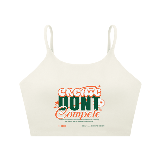 Spaghetti Strap Yoga Sports Bra featuring &
