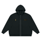 Baliveno Oversized Fleece Chunky-Zip Hoodie