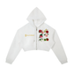 Essential Cropped Zip-Up Hoodie