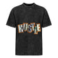Baliveno hustle wash off shoulder short-sleeved T-shirt