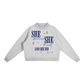 Essential Fleece Mock-Neck Crew Sweatshirt