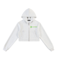 Essential Cropped Zip-Up Hoodie
