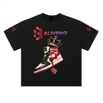 Baliveno Heavyweight Drop Shoulder Cotton T-Shirt
