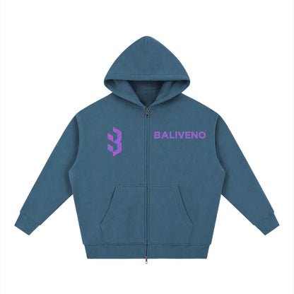 Baliveno Essential Unisex Oversized Fleece Boxy Hoodie Thick Warm