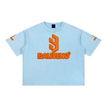 Mineral Wash Boxy Cotton T-Shirt