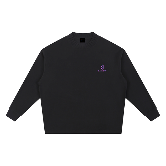 Knitted Round Neck Oversize Sweatshirt